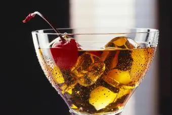 Brandy de pera i amaretto