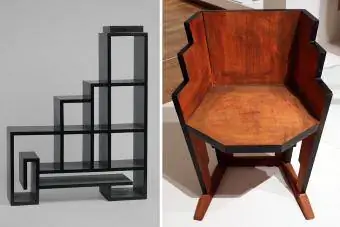 Krzesło i stół Paula T. Frankla