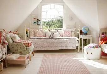 Dětský pokoj s vintage textilem