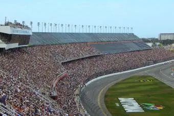 Daytona International Speedway op de dag van de Daytona 500