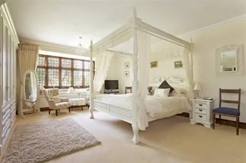Retro Esintili Dekor için 21 Vintage Yatak Odası Fikirleri