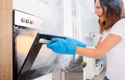 Come rimuovere la plastica fusa dal forno (in sicurezza)