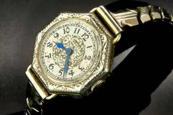 Zegarek na rękę Wadsworth Art Deco Gruen z bransoletą