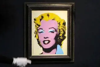 Portreti i Andy Warhol i Marilyn Monroe me titull Lemon Marilyn