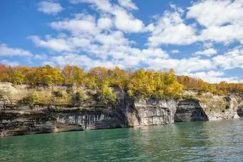 Podzimní barvy v Pictured Rocks