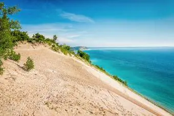 Sleeping Bear Dunes Milli Lakeshore Lake Michigan