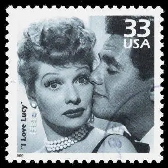 USA I Love Lucy почта маркасы