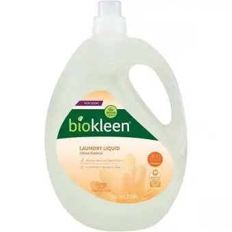 Натурален течен перилен препарат Biokleen - 300 зареждания - Екологично чист, концентриран на растителна основа, безопасен за деца и домашни любимци, без изкуствени оцветители или консерванти