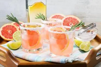 Cocktail sprankelend roze Paloma