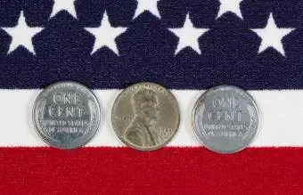 Америка Кошмо Штаттары Экинчи дүйнөлүк согуш Steel Cents