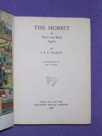 primeira edição de O Hobbit