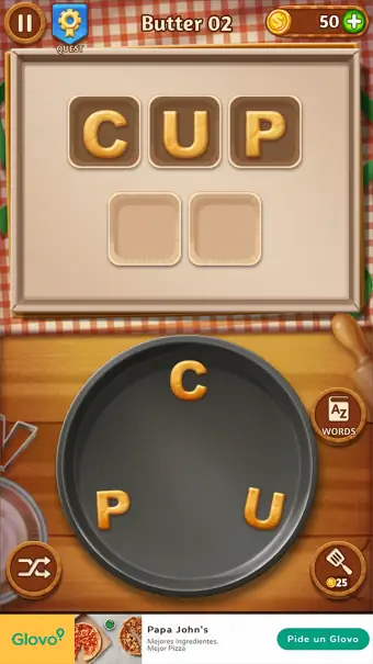 Captura de pantalla de les galetes de Word