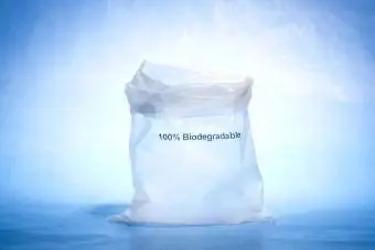 Biológiailag lebomló műanyag zacskó