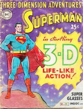 Superman sarjakuva 3D