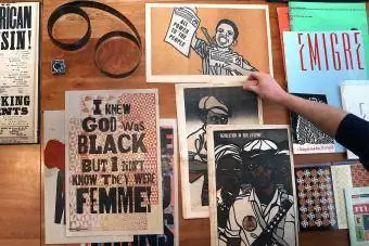 collection d'affiches sur l'histoire des Noirs