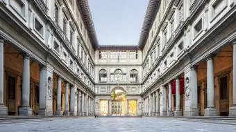 Uffizi kunstgalleri i Firenze, Italien