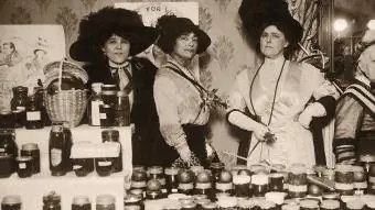 Billede af suffragettets