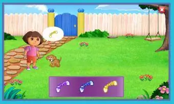 Snímka obrazovky hry Nick Jr. Dora The Explorer Game