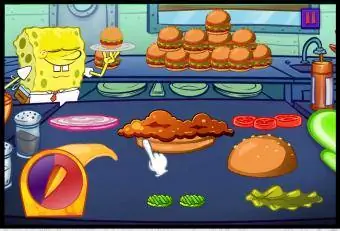 Screenshot des Kochwettbewerbsspiels
