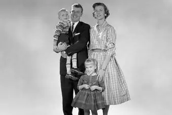 Familjeporträtt från 1950-talet