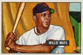 Xyoo 1951 Bowman Willie Mays