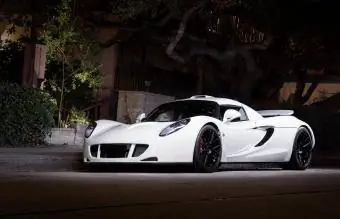 White Hennessey Venom GT