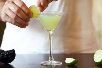 Daiquiri classique avec rondelle de citron vert