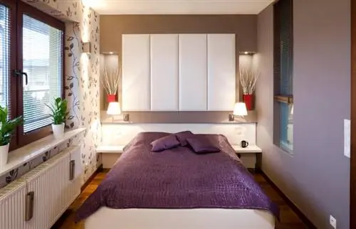 Hur man organiserar ett litet sovrum på enkla och unika sätt