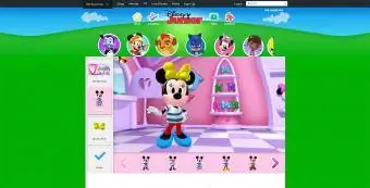 Zrzut ekranu gry Minnie's Bow Toons: Ubieranki