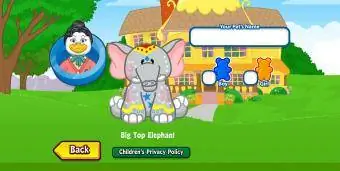 Captura de pantalla de Webkinz.com