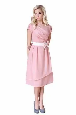 Jasmínové decentné šaty v ružovoružovej farbe