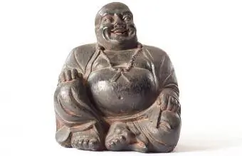 Buddha care râde