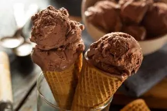 domácí čokoládová zmrzlina