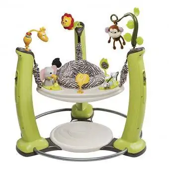 Evenflo ExerSaucer জাম্প এবং স্টেশনারি জাম্পার শিখুন - জঙ্গল কোয়েস্ট