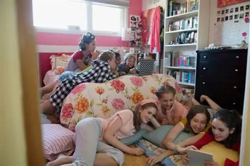 Ideias divertidas para festas do pijama para adolescentes