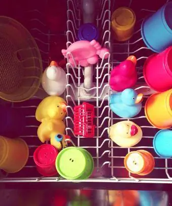 Legetøj i opvaskemaskine
