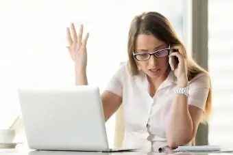 Conflict tijdens telefonische onderhandelingen