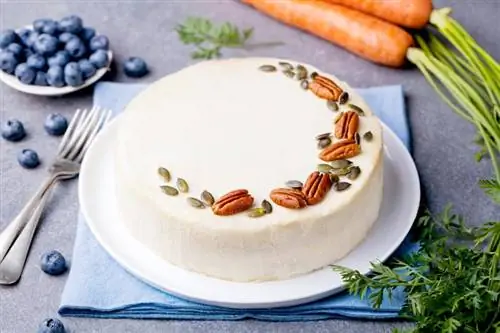 Δημιουργικές ιδέες για τη διακόσμηση ενός κέικ καρότου