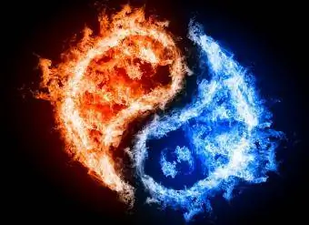 Ateş ve su yin yang