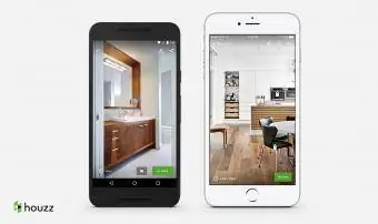 Houzz aplikacija za dizajn interijera