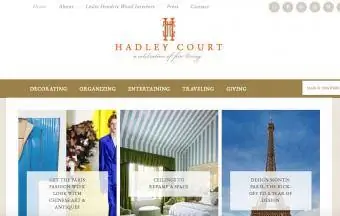 Hadley Court blogunun ana səhifəsi