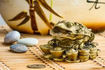 grenouille d'argent feng shui