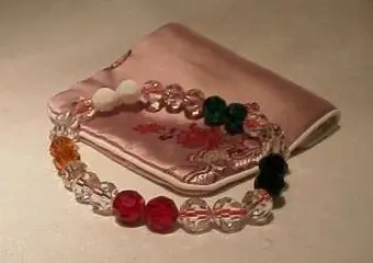 Bracelet en cristal avec cinq éléments