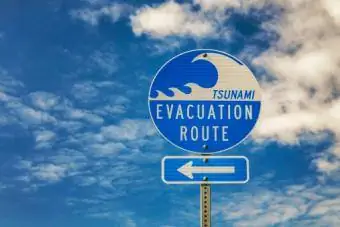 Señal de ruta de evacuación