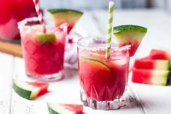 Saftige Wassermelonen-Margarita