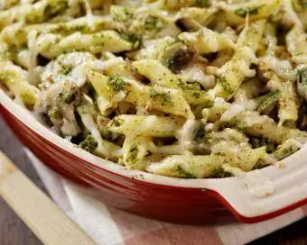 Kana Pesto Penne küpsetamine