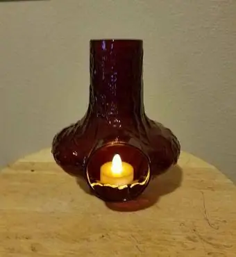 стъклена свещ chiminea