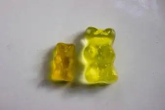 paghahambing ng gummy bear
