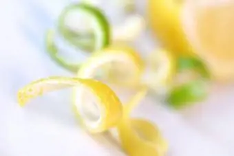 zeste de citron et lime