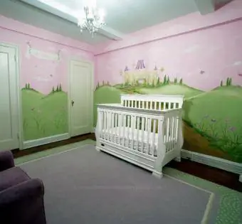 Mural księżniczki do pokoju dziecięcego autorstwa Murals and More autorstwa Patrice